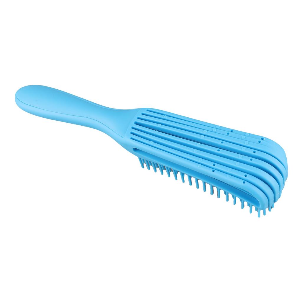 8 Row Detangler Brush Ergonomic Removable Universal Portable Detangling Massage Brush Hair Brush for Women