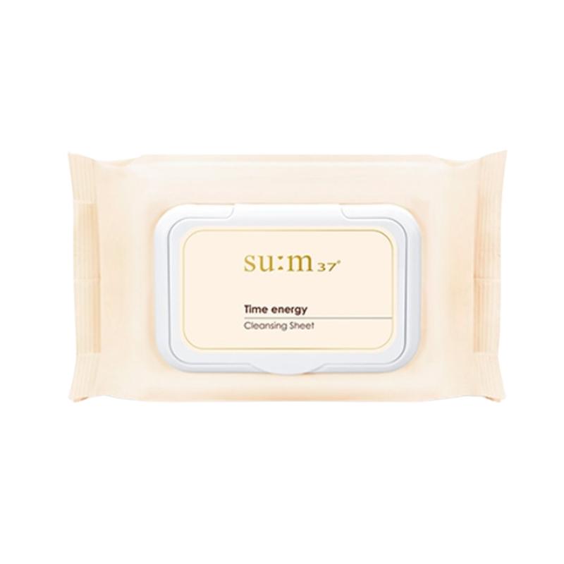 

Су:m37 Салфетки для очищения времени и энергии 50 штук / K Beauty Ферментированные салфетки для снятия макияжа / Нежные и освежающие для всех типов кожи 50 Sheets(224g)