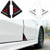 Car Door Corner Protection Stickers Cover Decal for Ralliart Lancer ASX L200 Colt Pajero Outlander Eclipse