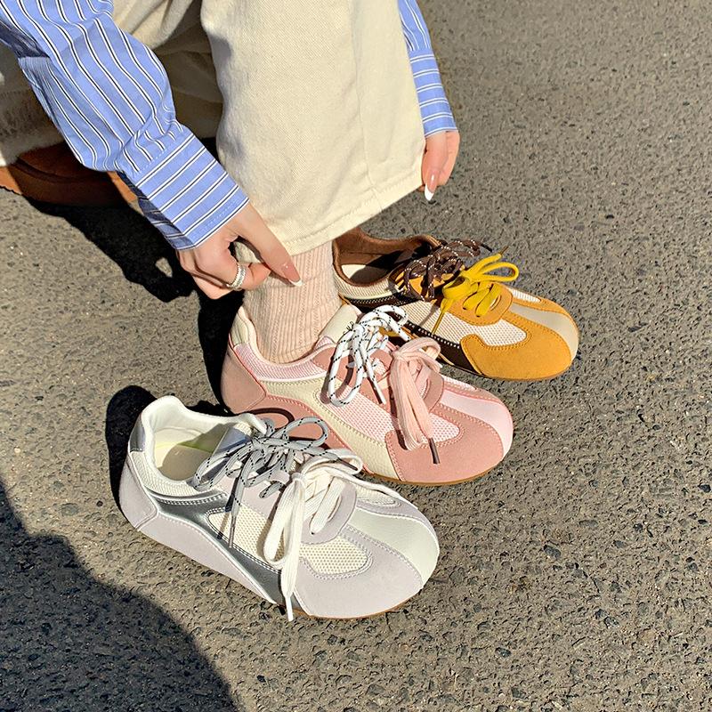 Spring women's retro board shoes muffin bottom sports women's new fashion women