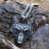 Celtic Wolf Accessories Wolf Head Amulet Pendant Pendant Viking Necklace
