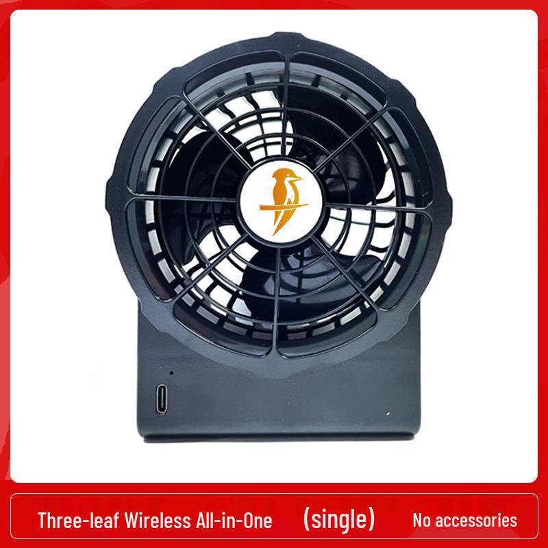 

Summer Air Conditioning Clothing: 12V Wireless Cooling Fan for Outdoor Construction and Welding One Size