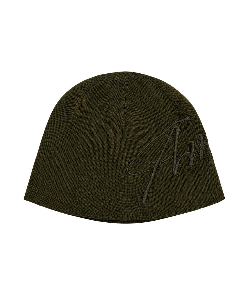 AMES-WORLDWIDE Big Typo Beanie Khaki