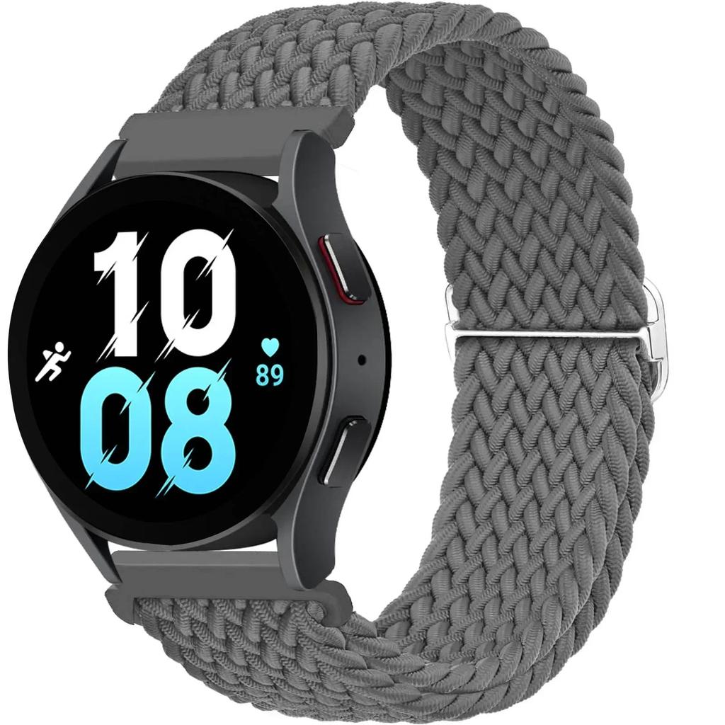 20 22mm Band For Samsung Galaxy Watch 7/6/5 pro/6 Classic/gear s3/active 2 Braided Solo loop bracelet for Huawei GT 2e 3 4 Strap