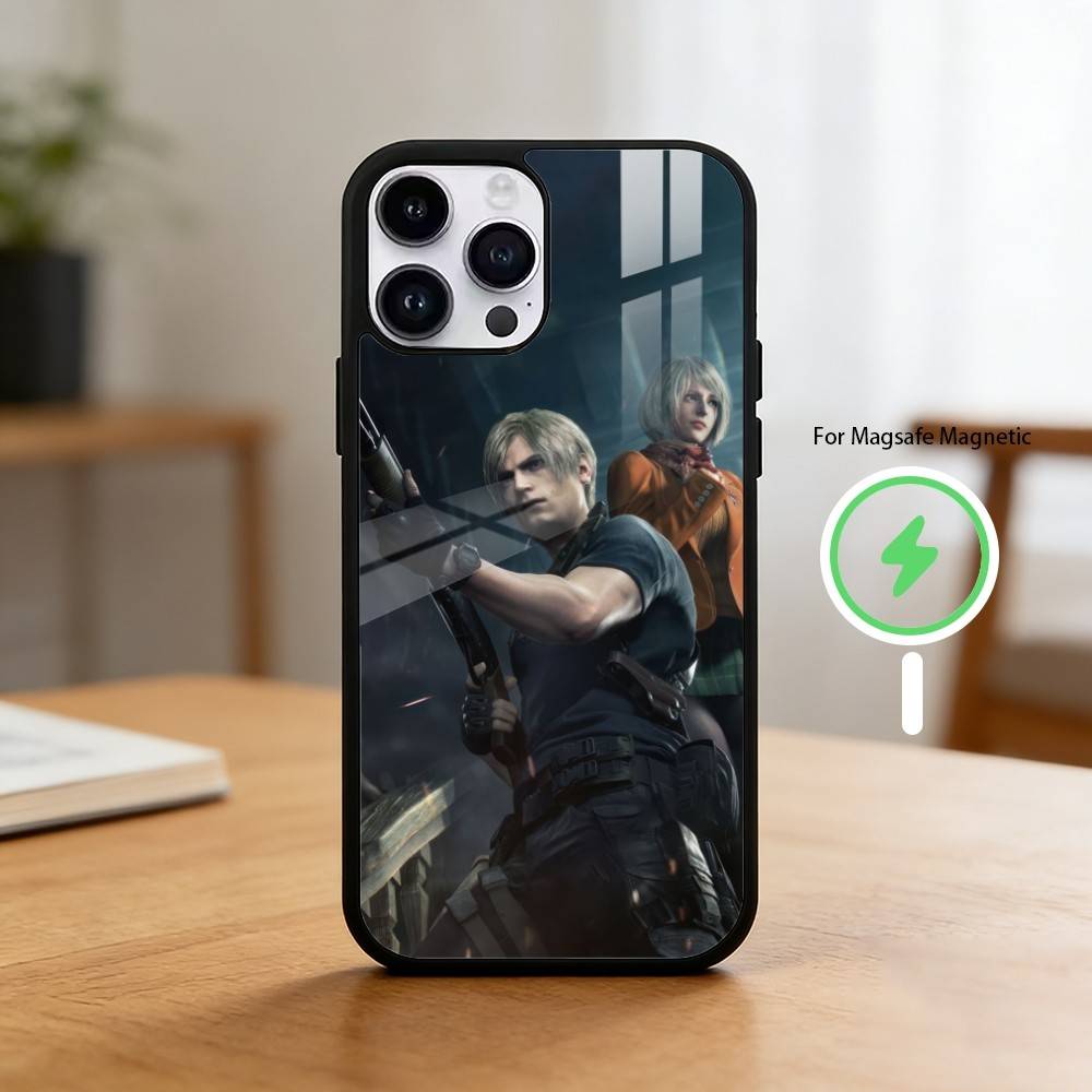 Чехол для телефона Resident Evil Requiem для iPhone 17/16/15/14/13/12/Plus/Pro/Max для магнитной беспроводной зарядки