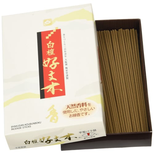 Baieido's Sandalwood Incense Sticks, Flat, Loose Pack
