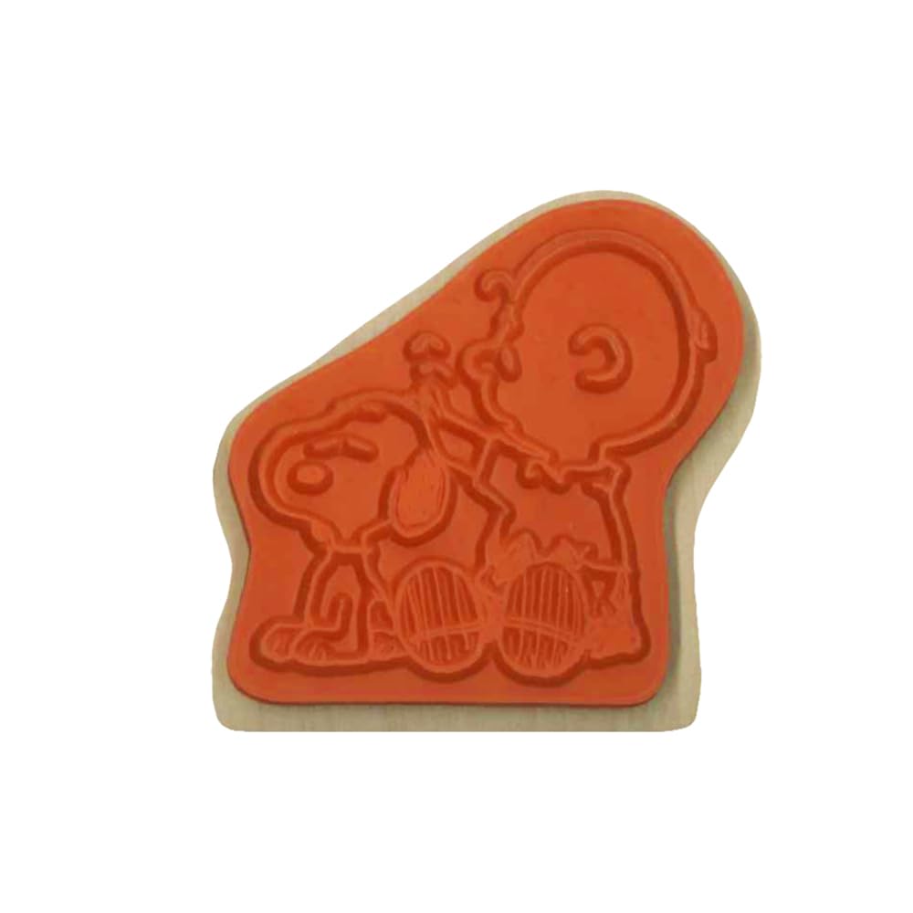 Face Stamp Snoopy Wood Piece Charlie Brown and Snoopy Children's (Pat) 2283-003