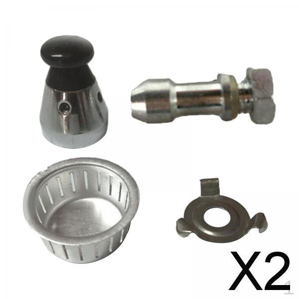 

2x 4 шт. Аксессуары для скороварки из алюминиевого сплава Выпускной клапан Сброс Защита от засорения