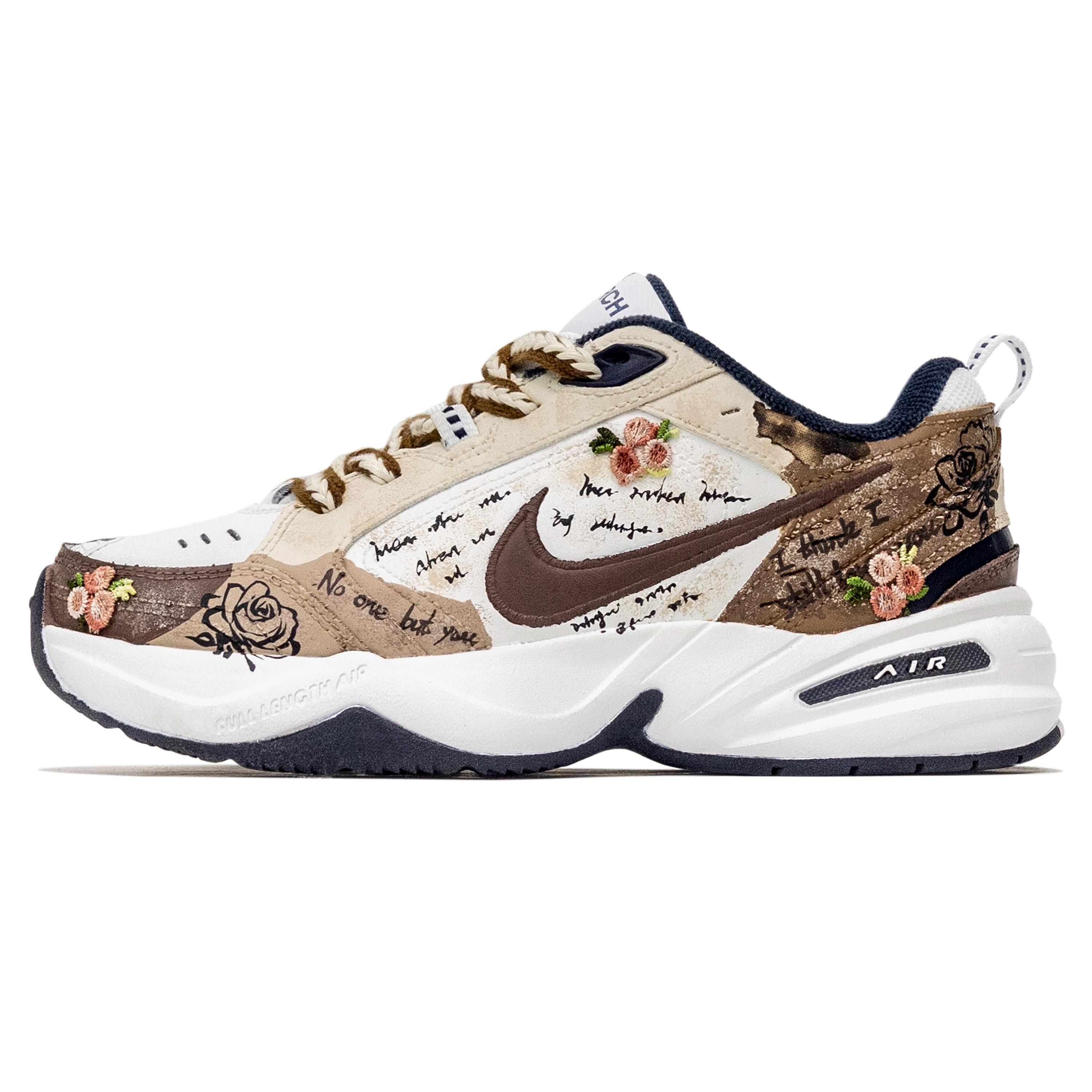 

Nike Air Monarch 4 Fantasia, Love Planner Abrasion Resistant Low top Chunky Sneakers Unisex Brown 415445-102(Team1210-) 40.5