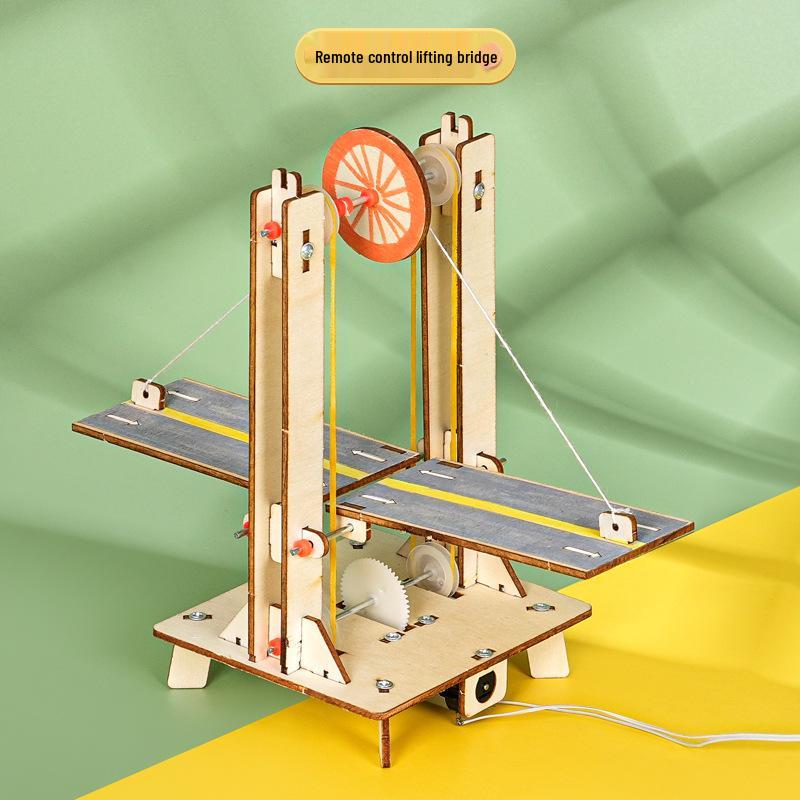 DIY Electric Remote-Control Bridge Kit for Students and Kids