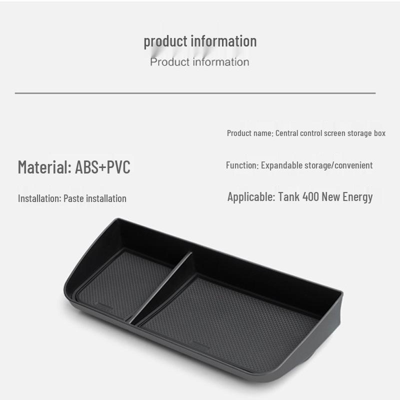 Tank 400 Center Console Screen Organizer: Car Interior Storage & Decoration