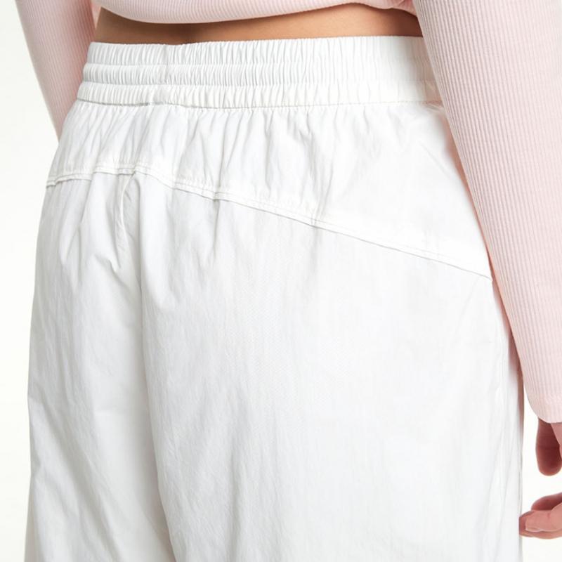 New Balance Nbntf2w312 Women Woven Wide Pants  White 