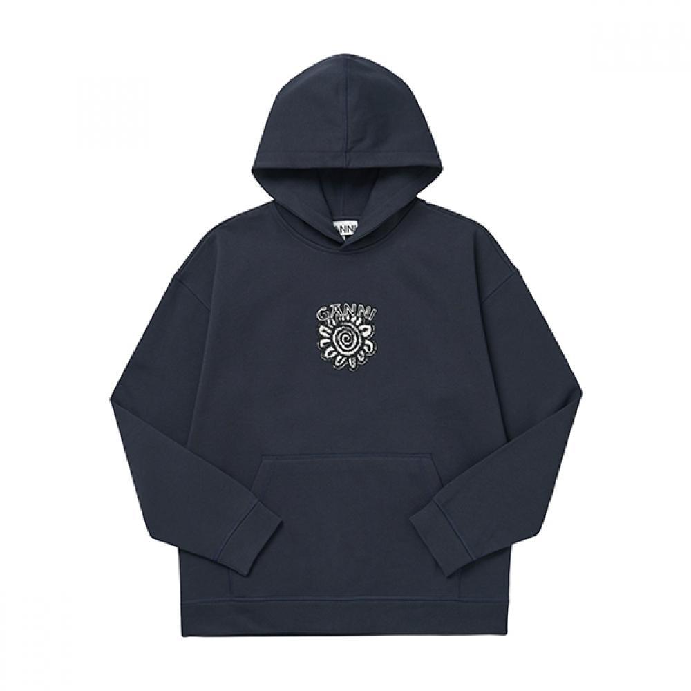 

Ganni T3712 683 ISoli Flower Logo Women S Hoodie T3712 683 (XXS/XS)