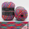 Soft Baby Cotton Wool Yarn Mixed Color 50g Knitting Yarn Knitting Tools Cotton Yarn Crochet Suitable Home Diy Sewing Supplies