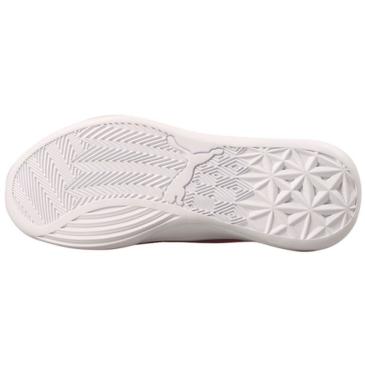 Puma Clyde Hardwood Team High Risk Red Men Sneakers White 194454-04