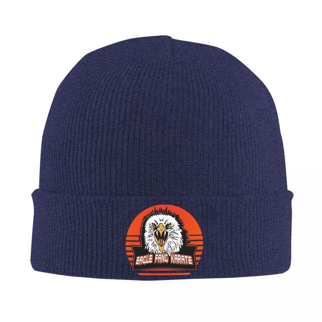 Eagle Fang Karate Cobra Kai Knitted Caps for Women Men Beanies Autumn Winter Hats The Karate Kid Warm Cap