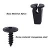 10/20/50/100 PIEZAS Tornillos a Presión para Revestimiento de Guardabarros de Coche Para Cubierta de Motor Protector de Carter Guardabarros Clips Sujetadores de Rueda Tornillo