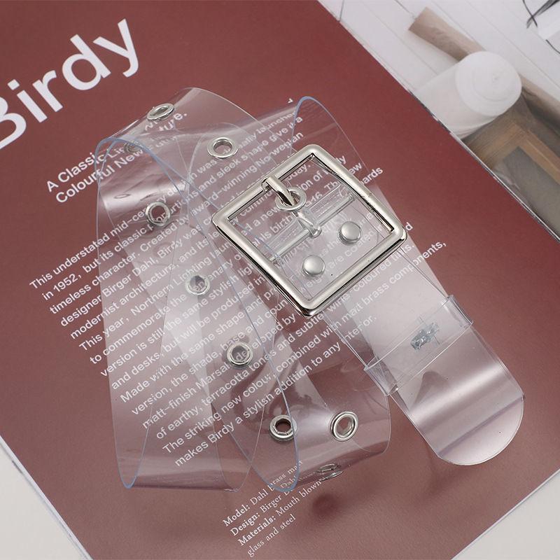 Sophisticated Plastic Transparent Waist Band In Heart And Round Designs For Outfits Chic