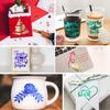 12x39 Inch Metallic Adhesive Vinyl Sheet - 8 Assorted Colors for Cut Cameo Silhouette Cutters 3D Car Mug Decal DIY Craft Sticker