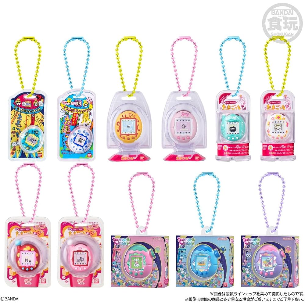 Tamagotchi Okashi Egg Borocchi Package 3 10-Pack Box with Charm (Food Toy)