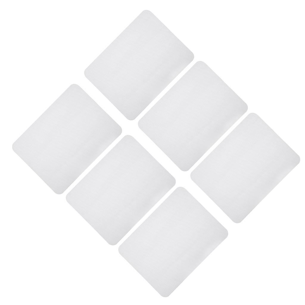 6Pcs Iron On Patches Fabric Repair Patches Iron-On Mending Fabric Khaki for Clothes Repair Pants Hole Repairing and Decoration