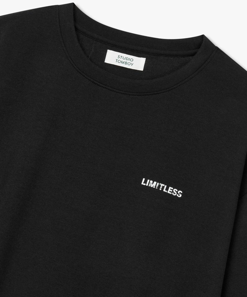 STUDIO TOMBOY Litmitless Reversible Graphic T-Shirt_Black 9176222987