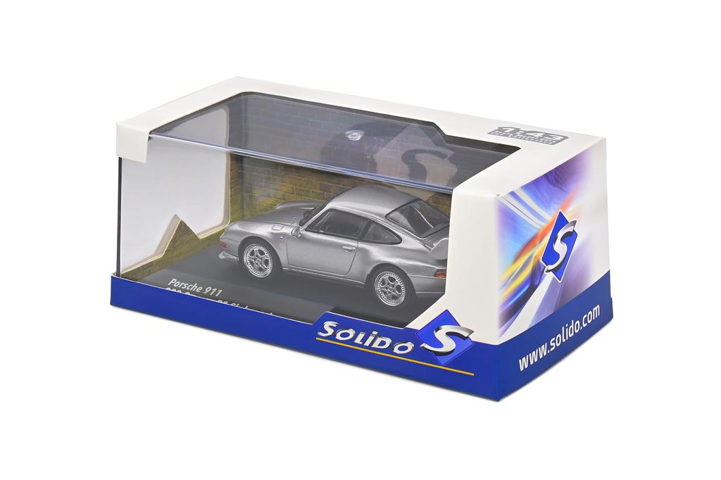 SOLID O 1/43 Scale Porsche 993 RS Clubsport 1993 (Silver) Finished Product S4313803