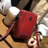 Lady Shoulder Bag Pure Color Retro Faux Leather Detachable Adjustable Shoulde Strap Lipstick Phone Card Key Storage Crossbody Bag for Dating Commuting