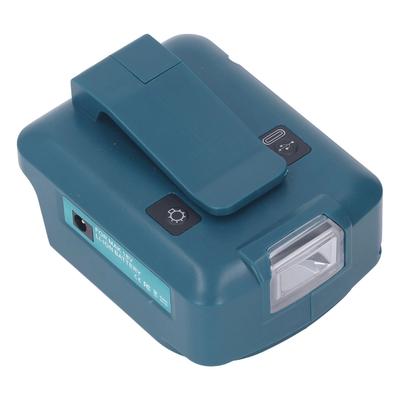 200lm Akkuadapter LED Arbeitsleuchte DC-Anschluss USB Typ C Lithium-Akkuadapter Konverterleuchte für