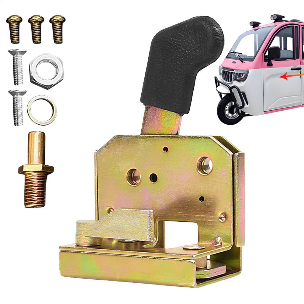 

Handle Lock Set For Forklift Door Latch Door Handle Lock Metal Door Hardware Replacement Parts Safety Door Handles Tractor Door