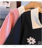 Plus Size Loose Autumn Lapel Hoodie (Chest: 150/160cm, Fits 200-350 Jin)