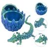 Articulated Dragon 3D Printed Dragon with Egg Stress Relief Fidget Dragon Egg Toy Novelty Gift Fidget Dragon Toy for Adults Kids