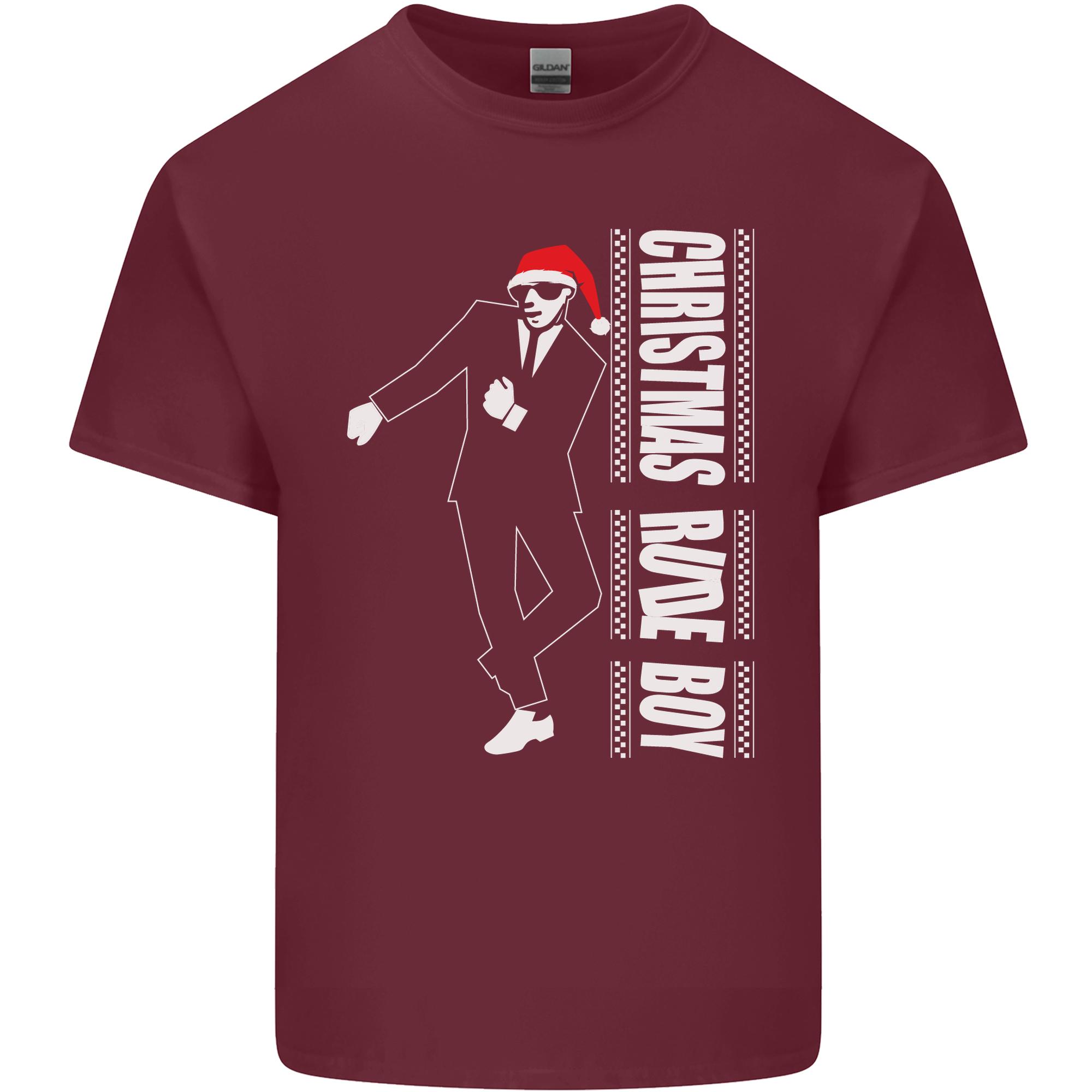 Christmas Original Rude Boy 2Tone 2 Tone Unisexs Light Cotton TShirt S