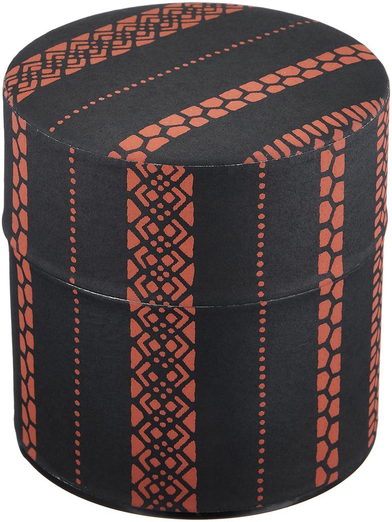 Yamako Haikara-san Tea Caddy, Small, Striped, 87590