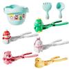 Jumbo Cartoon Snowball Maker, Winter Snowball Toys for Kids, Outdoor Snowball Fight Game, Large Snow Clamp, Ice Snow Toy