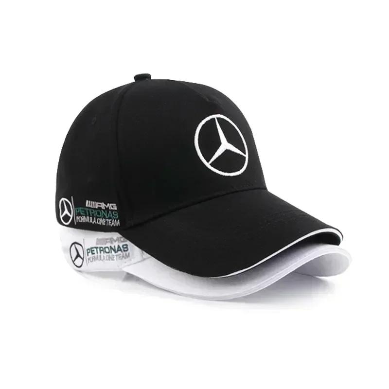 Car Baseball Cap Spring And Autumn Outdoor Adjustable Casual Hats Sunscreen Hat For Mercedes Benz W212 W213 W205 W177 W247 W176 BS3