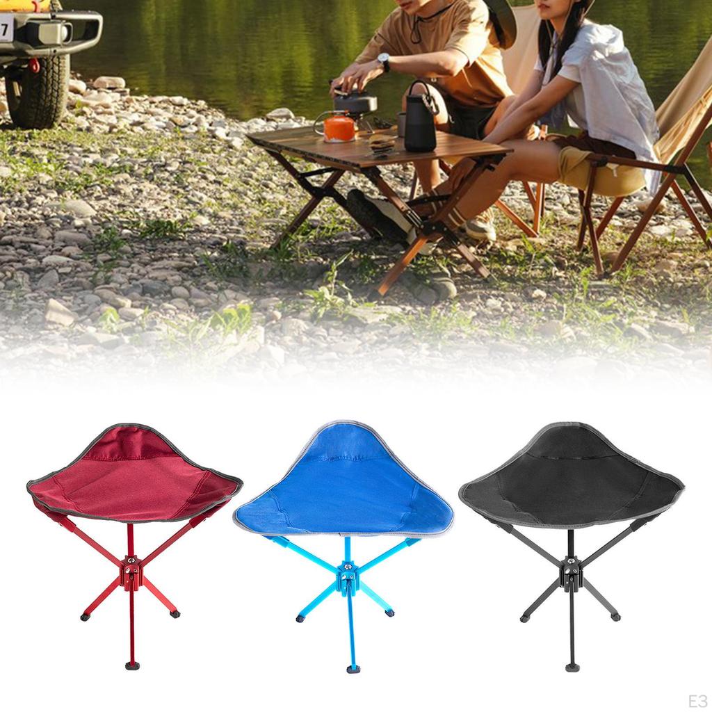 Camping Stool Seat Portable Folding Lightweight Small Foldable Chair Outdoor Fishing for