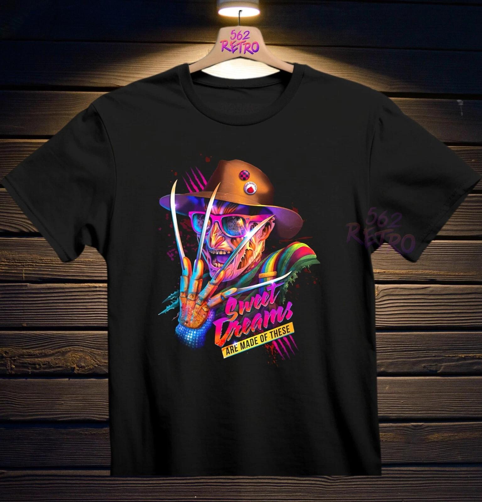 

Freddy Krueger Sweet Dreams Are Made Of These Horror Movie T-Shirt Black S-3XL S