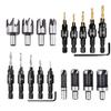 Professional Wood Plug Cutter Drill Cutting Tool Drill Bit Set Straight And Tapered Taper Woodworking Cork Drill Bit