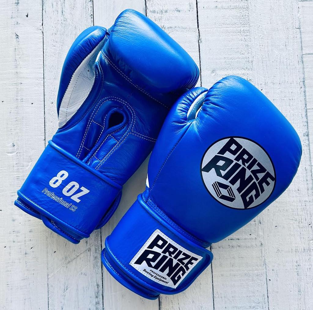 PRIZE RINGPrize Ring Boxing Gloves “Professional SS Blue 8oz