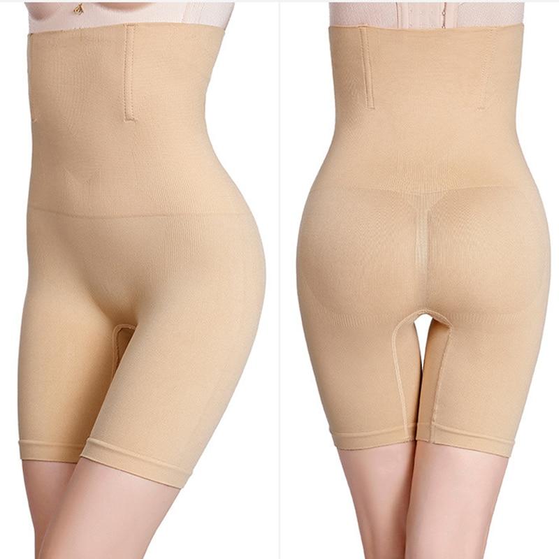 Dámské tvarovací šortky s vysokým pasem prodyšné tvarování těla pro hubnutí bříška Spodní prádlo tvarování kalhotek