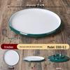 Nordic Two-Tone Melamine Round Plate