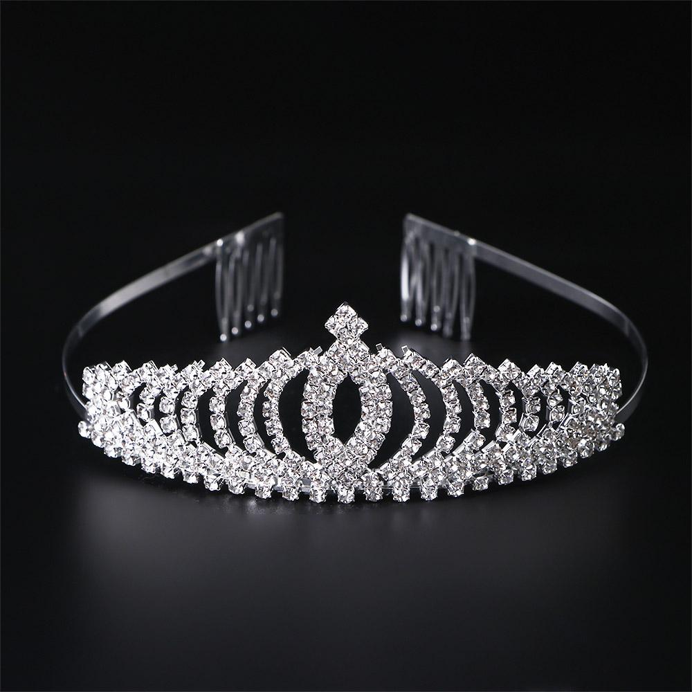 Accessoires Braut Kopfschmuck Haarklammern mit Kamm Haarreif Stirnband Kopfbedeckung Prinzessin Krone