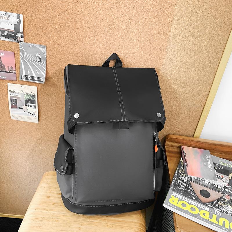 New Backpack Male Hipster Large Capacity Waterproof Computer Travel Backpack Junior High School Students Bag.