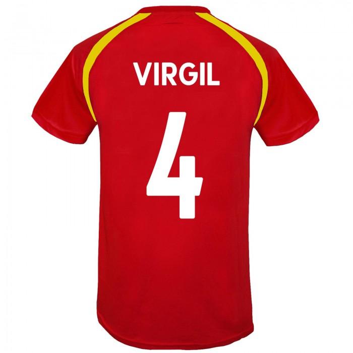 Liverpool FC Mens Virgil 4 Polyester T-Shirt