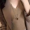 Ins Wind Pearl Necklace Design Collarbone Chain Love Pendant Jewelry