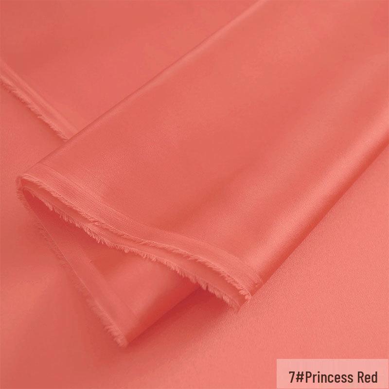 Huahong 16mm Maulbeerseide Crêpe Satin Stoff, Mehrfarbig, 114cm Breite