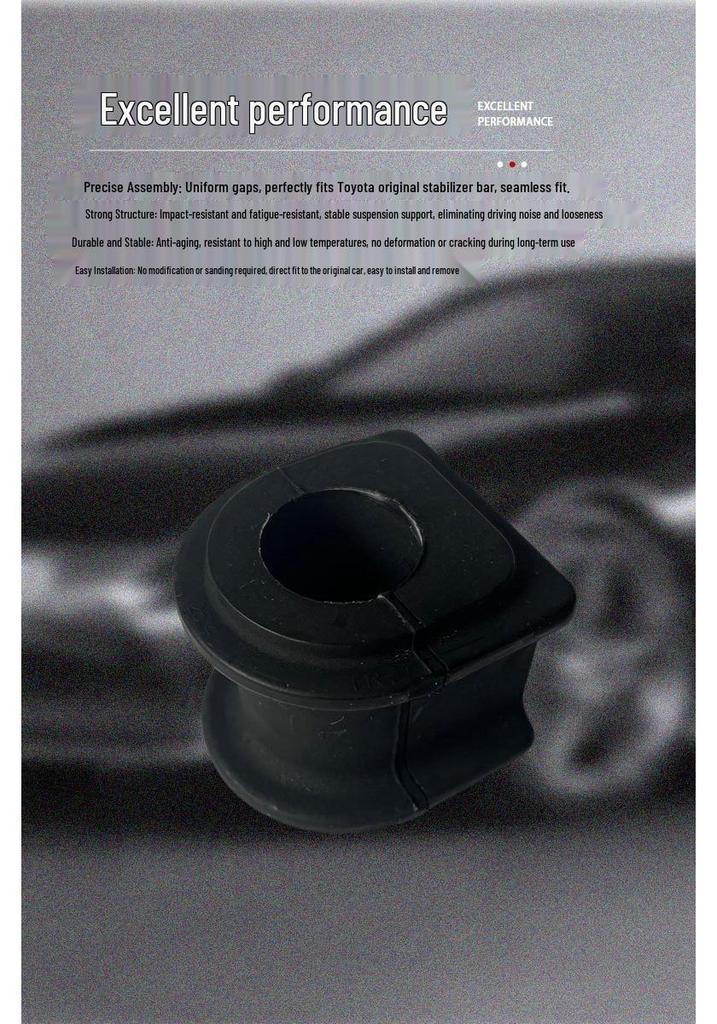 Bague de barre stabilisatrice avant, type ouvert pour Toyota Crown/Reiz, 48815-0N010LR