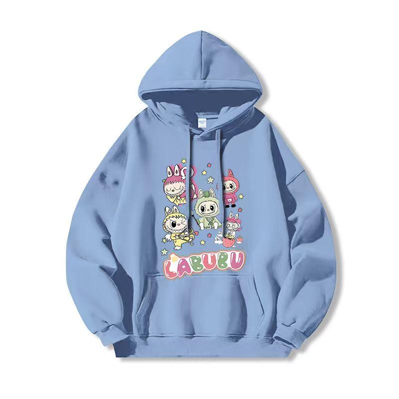 LABUBU Cute 3D Printed Kids Hoodie Autumn And Winter Pullovers Long Sleeves Clothing