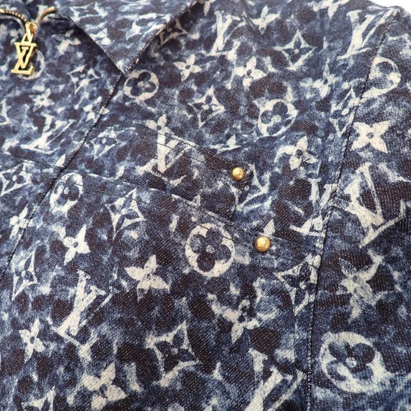 LOUIS VUITTON  54 Denim Jacket blue/Indigo cotton/Polyurethane mens